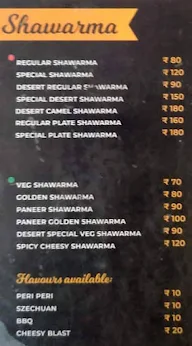 Desert Shawarma menu 5