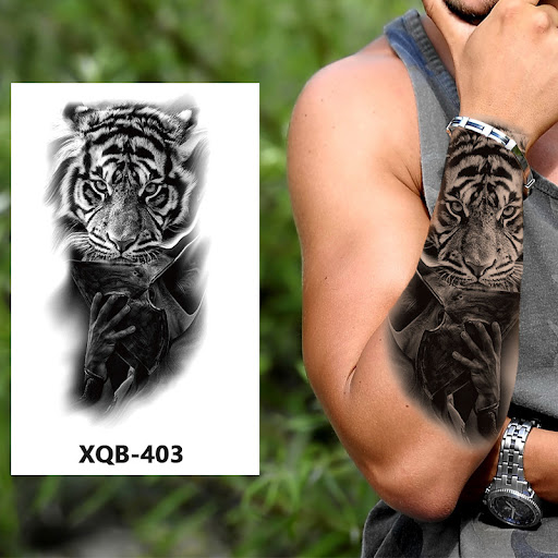Title 1, Mens Disposable Waterproof Tattoo Sticker, Tem...
