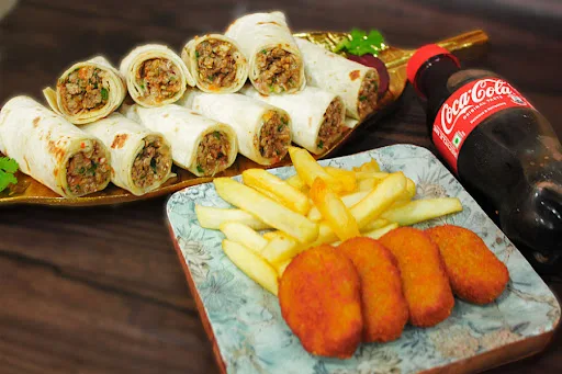 5 Rolls Chicken Shawarma Platter