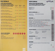 Chinese Wok menu 1