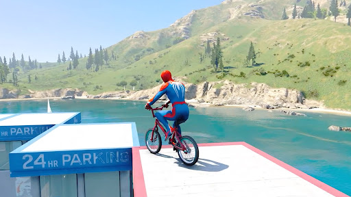 Screenshot Superhero BMX Cycle Race