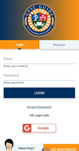 Screenshot UPSC GUIDE