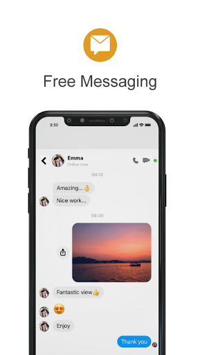 Screenshot Social Messenger App