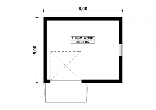 G153 - Rzut parteru