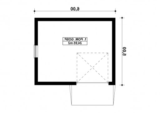 G153 - Rzut parteru