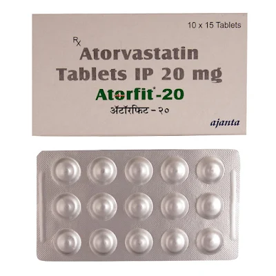 Atorfit 20 Tablet 15's