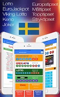 Swedish Lotto and games result Screenshot