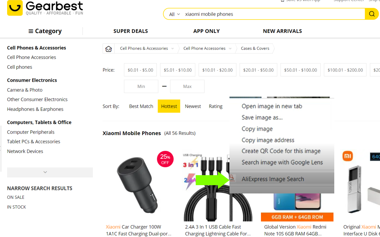 GearBest To AliExpress Search By Image Preview image 2