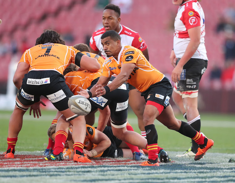 Rudy Paige of the Cheetahs during the Currie Cup rugby match against the Lions at Ellis Park in Johannesburg on September 8 2018.