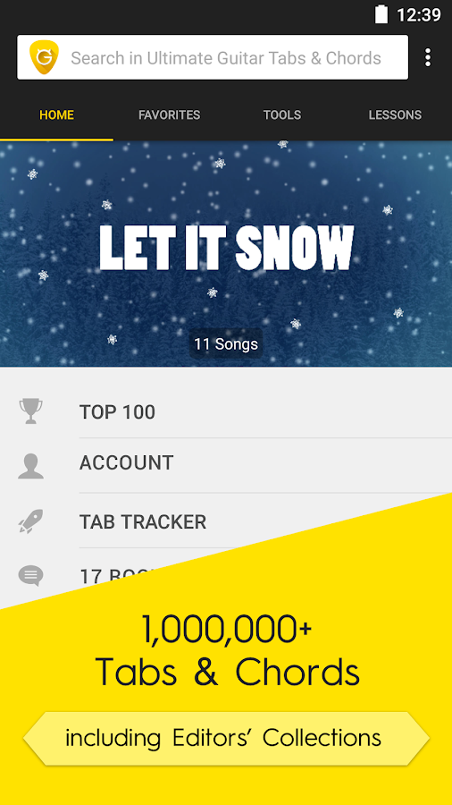    Ultimate Guitar Tabs & Chords- screenshot  