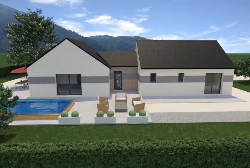  Vente Terrain + Maison - Terrain : 1 048m² - Maison : 120m² à Saint-Martin-aux-Chartrains (14130) 