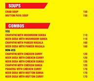 Mangaluru Kairuchi menu 1