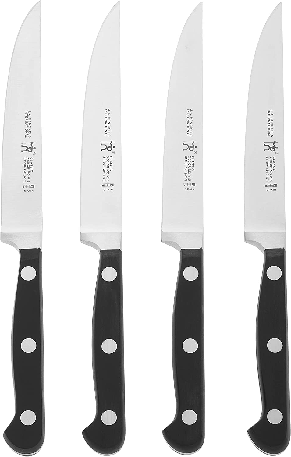 Classic Razor-Sharp Steak Knife 4-Piece Set