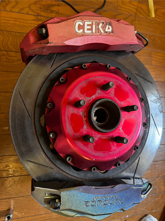 シルビアのホイール塗装・油圧サイド・ツインキャリパーに関するカスタム事例の投稿画像2枚目