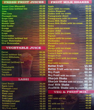 Metro Juice Spot menu 1