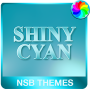 Shiny Cyan Theme for Xperia