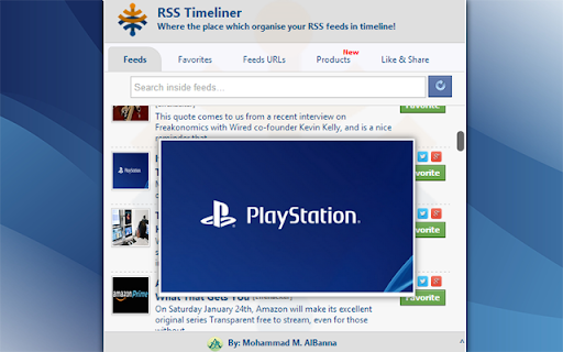 RSS Timeliner