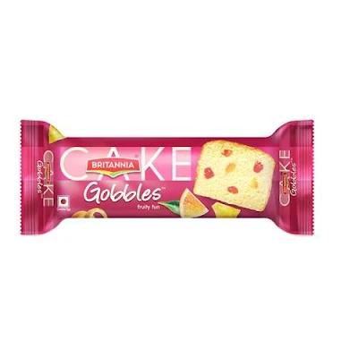 Britannia Gobbles Fruity Fun Cake - 120 gm