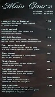 Siddharth Palace Restaurant menu 2