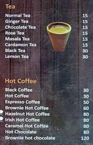 Destiny Cafe menu 1