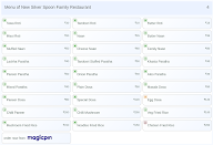 New Silver Spoon Family Restaurant menu 4