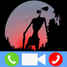 Siren fake call video head icon