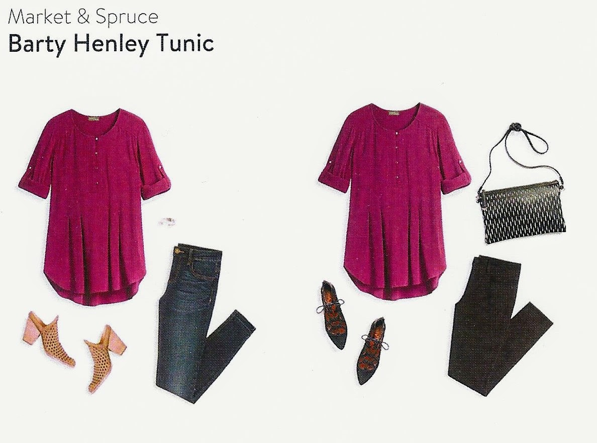 Stitch Fix box for February 2017, Market & Spruce Barty Henley Tunic