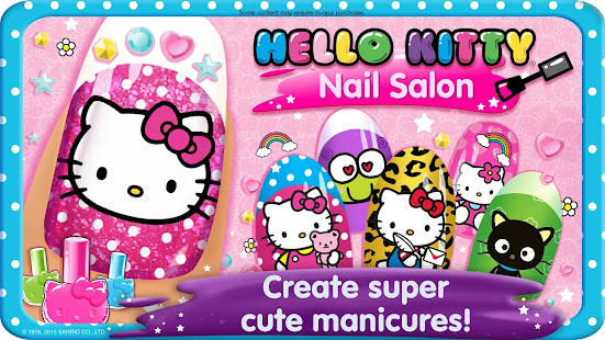 Hello Kitty Nail Salon Apps On Google Play - roblox id keep it mello