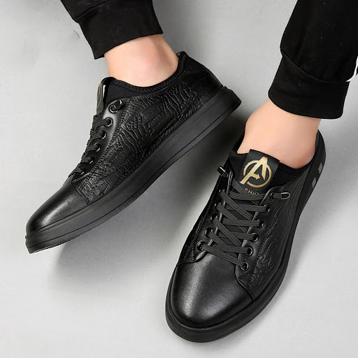 Title 6, Mens Casual Leather Business Fashion Shoes. So...