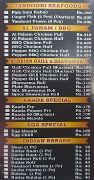 Hyderabadi Biryani Corner menu 1