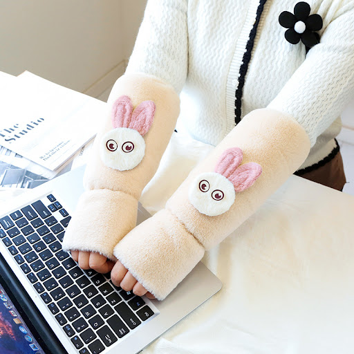 Title 4, Long Two-in-One Sleeve Plush Hand Guard Kids Ov...