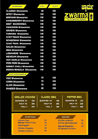 Zwarma menu 2