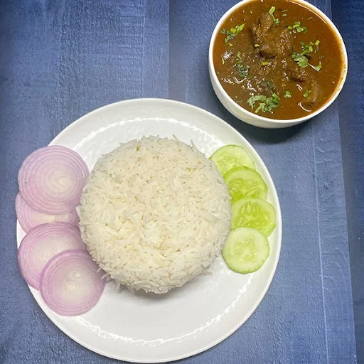 Rice With Chicken & Salad