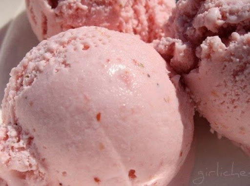 home made cherry ice cream