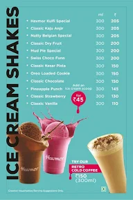 Havmor Ice Cream menu 2