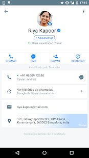  Truecaller - ID de Chamadas: miniatura da captura de tela  