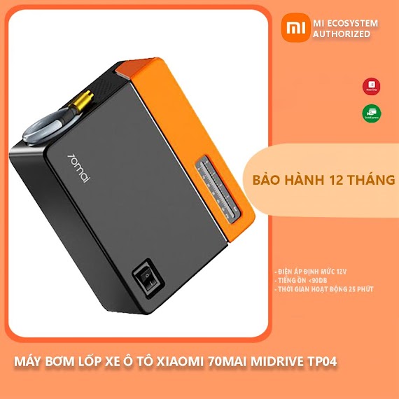 Máy Bơm Lốp Xe Ô Tô Xiaomi 70Mai Midrive Tp04