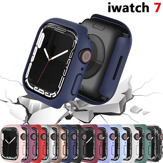 Ốp Bảo Vệ Mặt Đồng Hồ Thông Minh Apple Watch Series 7 41/45Mm