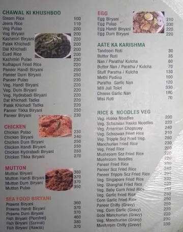 Ravi menu 