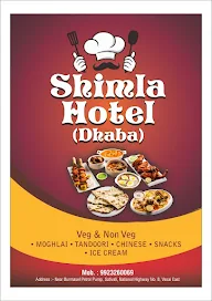 Hotel Shimla menu 1