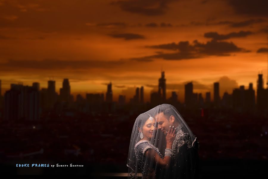 結婚式の写真家Sarath Santhan (evokeframes)。2022 9月22日の写真