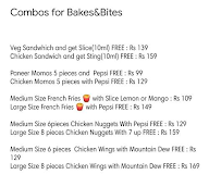 Bakes & Bites menu 2