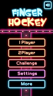 Finger Glow Hockey