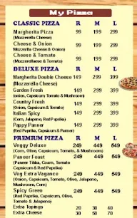 My Pizza menu 6