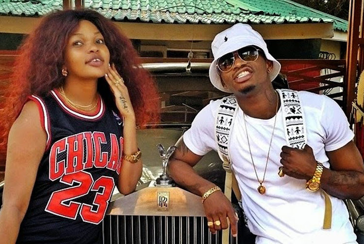 Wema Sepetu na Diamond Platnumz