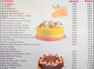 Cake Plaza menu 1