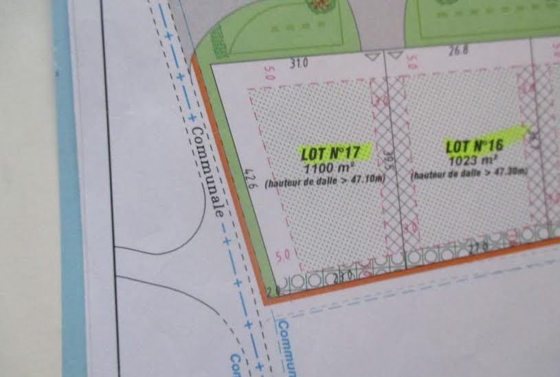  Vente Terrain à bâtir - 1 100m² à Langon (33210) 