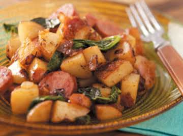 Potato Kielbasa Skillet