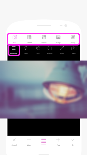 Screenshot Point Blur : blur photo editor