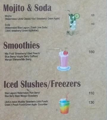 SOS Cafe menu 